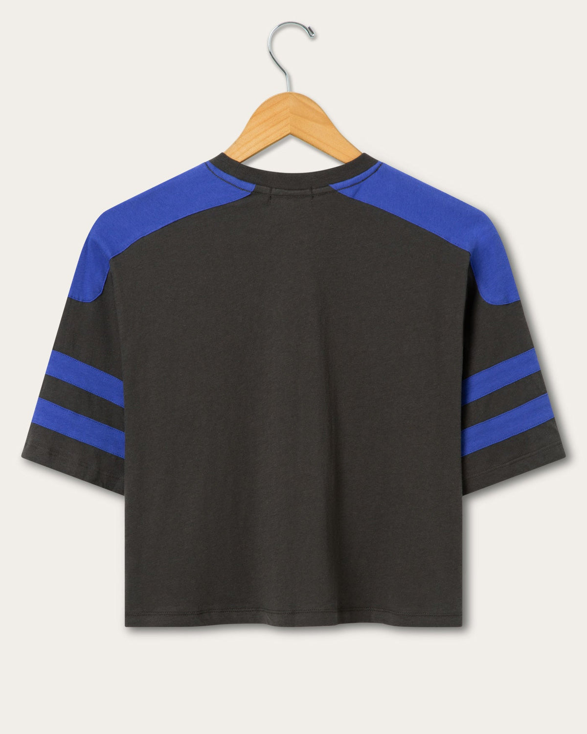 Women's Indianapolis Colts Striped Bling Crop Tee product image 2
