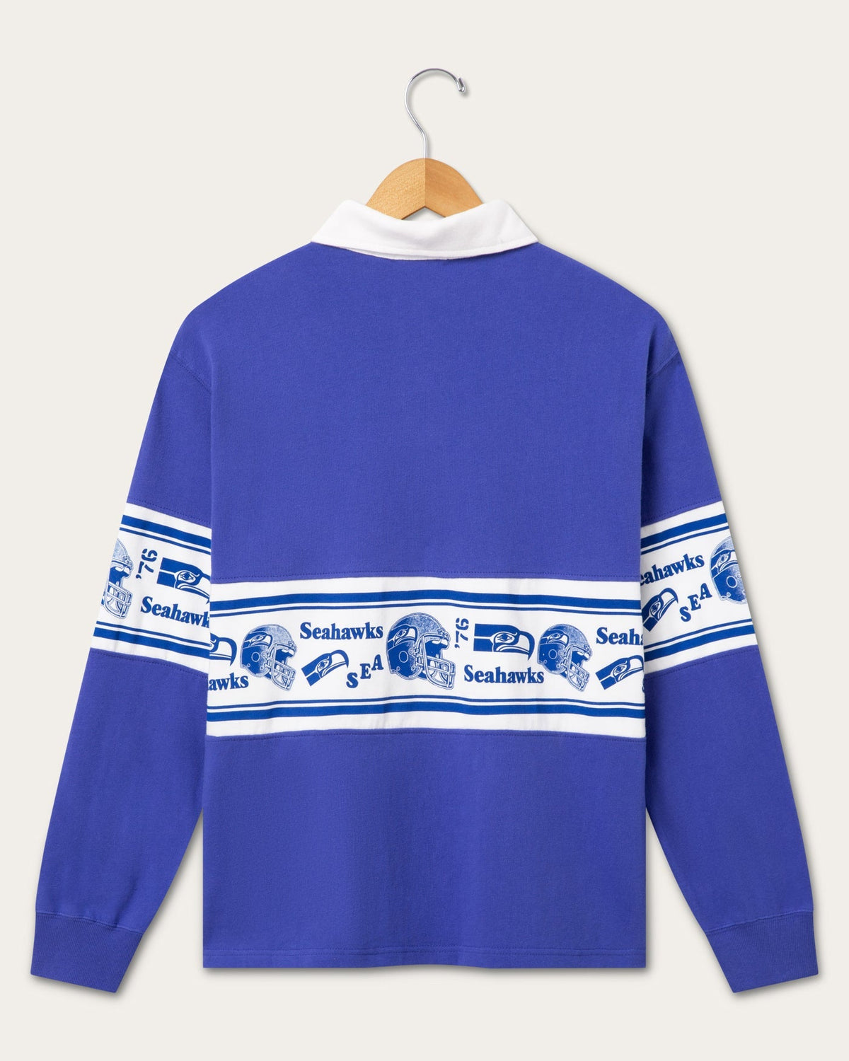 Women's Seattle Seahawks Helmet Rugby Shirt product image 2