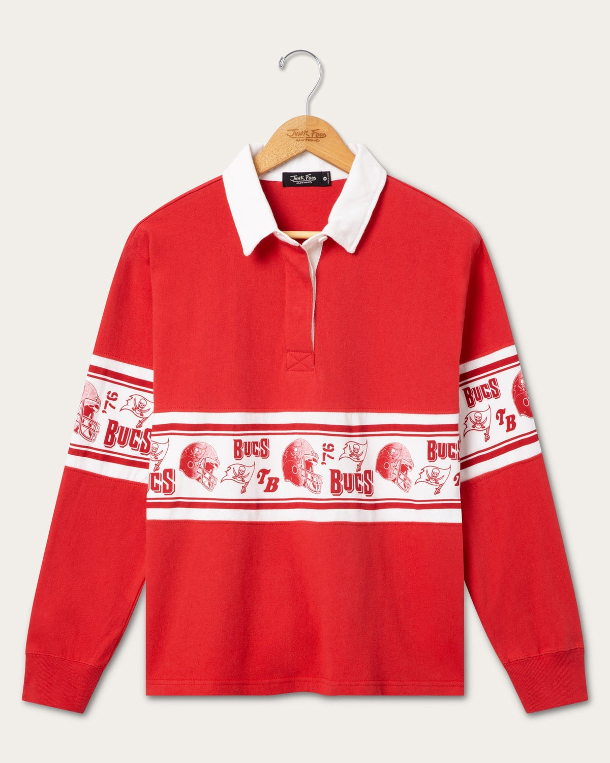 Women's Tampa Bay Buccaneers Helmet Rugby Shirt product image 1