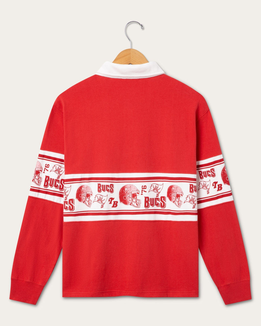 Women's Tampa Bay Buccaneers Helmet Rugby Shirt product image 2