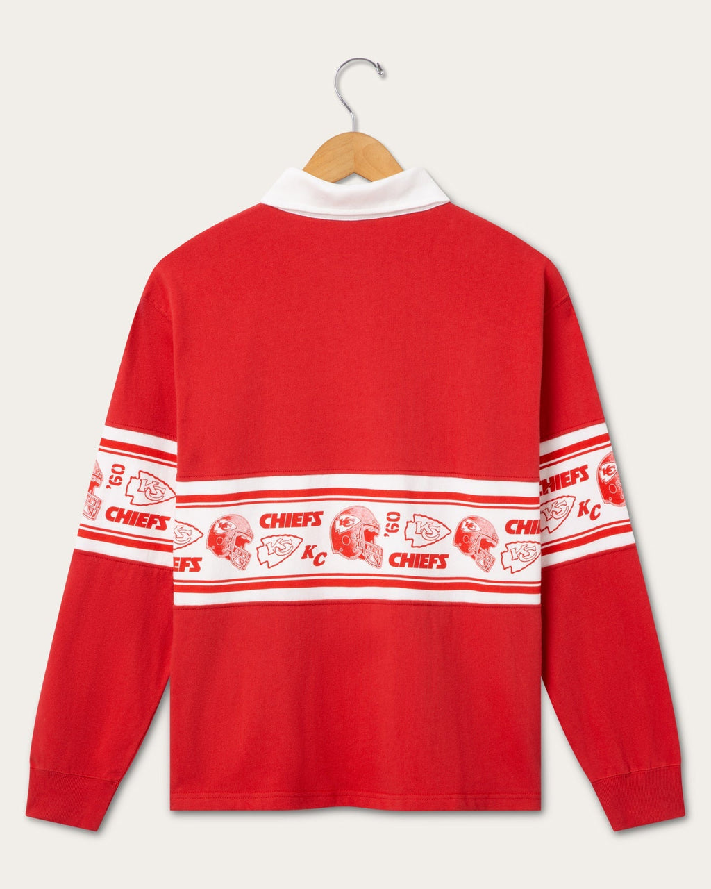 Women's Kansas City Chiefs Helmet Rugby Shirt product image 3