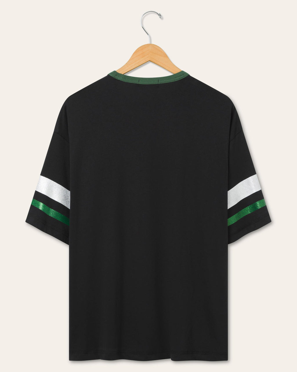 Women's New York Jets Glitter Boxy Ringer product image 2