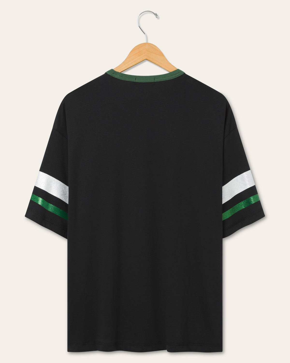 Women's New York Jets Glitter Boxy Ringer product image 2