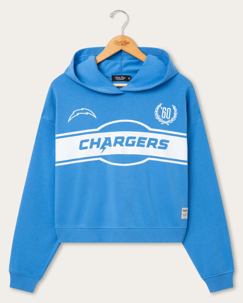 Women's Los Angeles Chargers Oversized Crop Hoodie product image 1