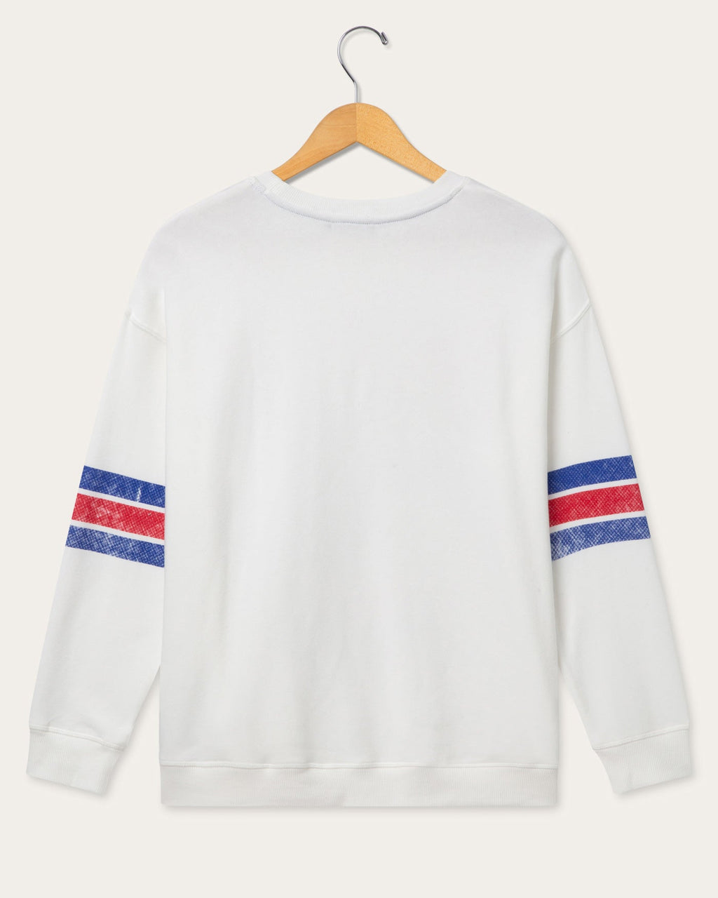 Women's New England Patriots Oversized Striped Fleece product image 2