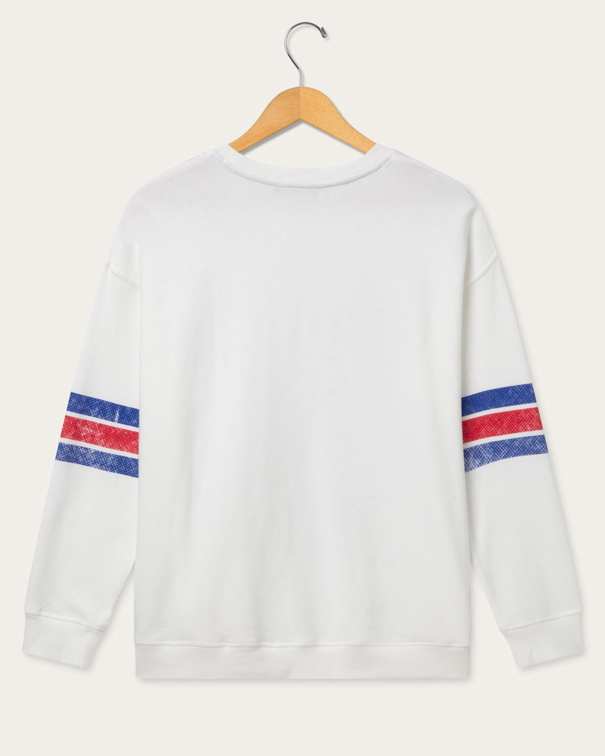 Women's New England Patriots Oversized Striped Fleece product image 2