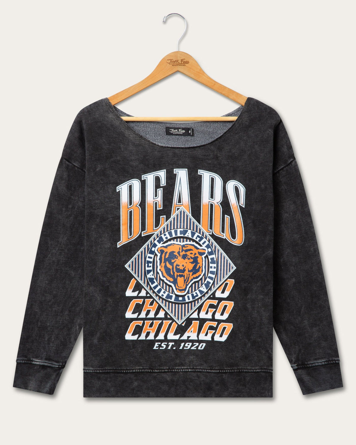 Women's Chicago Bears Off Shoulder Cropped Fleece product image 1