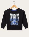 Kids Dallas Cowboys Drop Shoulder Crew Fleece product image 1