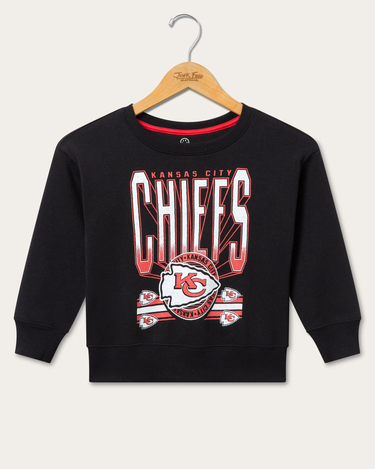 Kids Kansas City Chiefs Drop Shoulder Crew Fleece product image 1