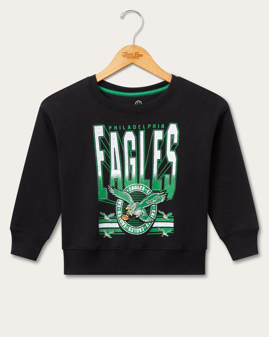 Kids Philadelphia Eagles Drop Shoulder Crew Fleece product image 1