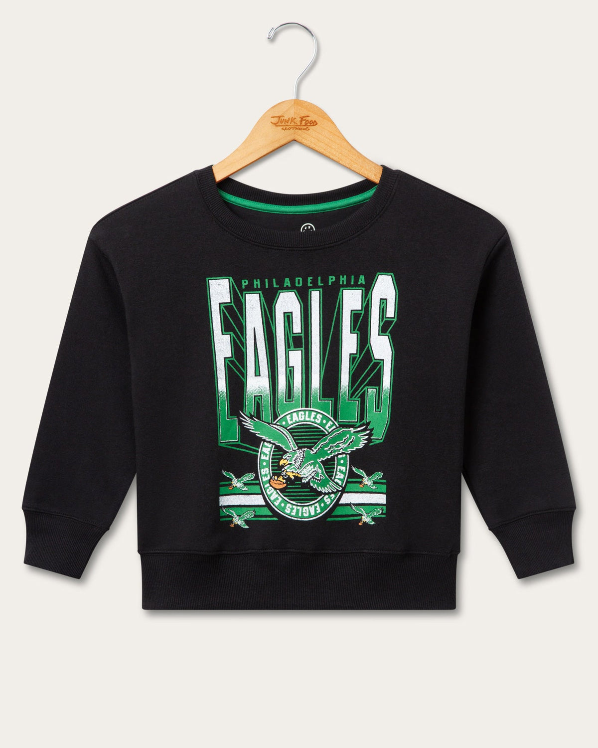 Kids Philadelphia Eagles Drop Shoulder Crew Fleece product image 1