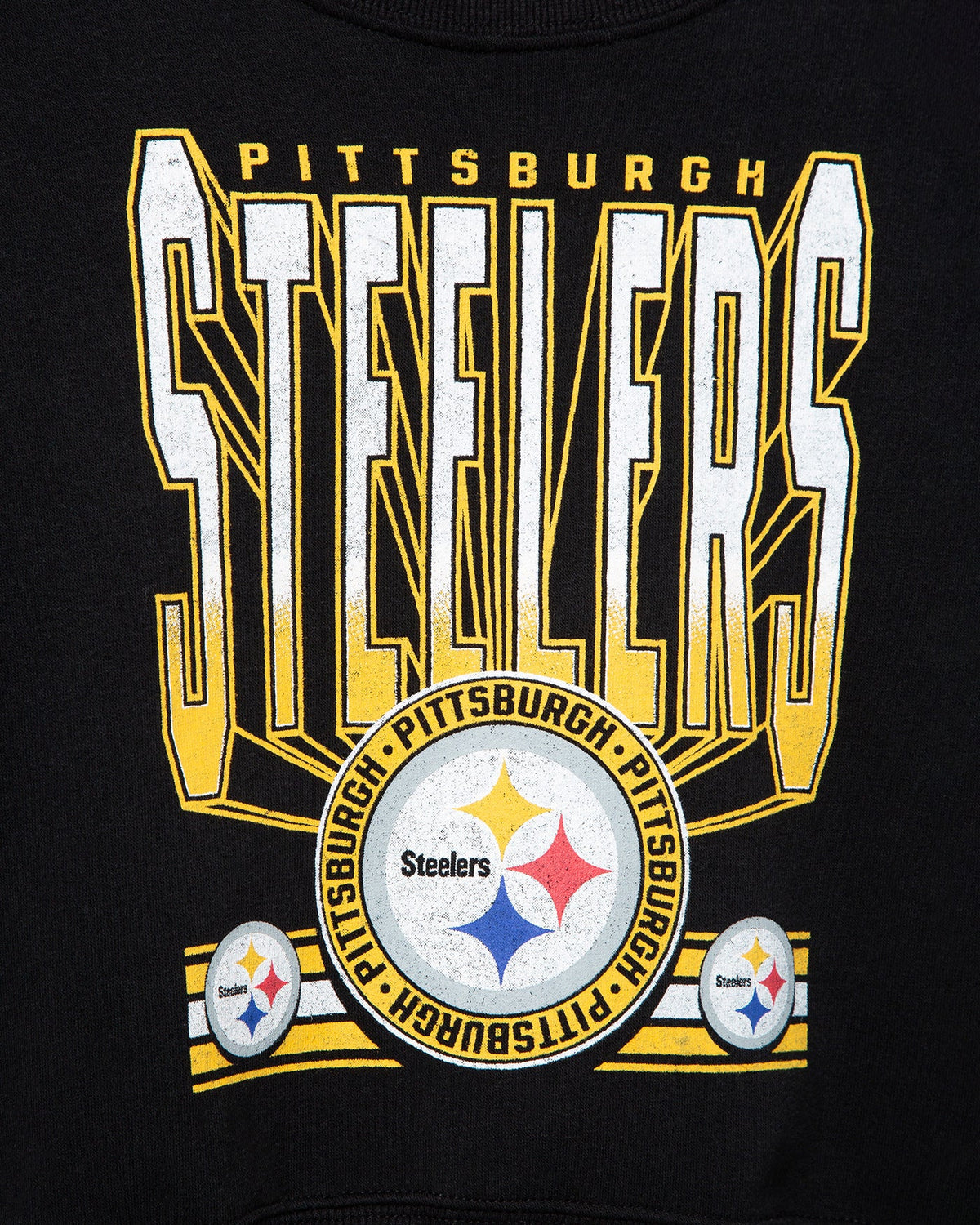 Kids Pittsburgh Steelers Drop Shoulder Crew Fleece product image 3