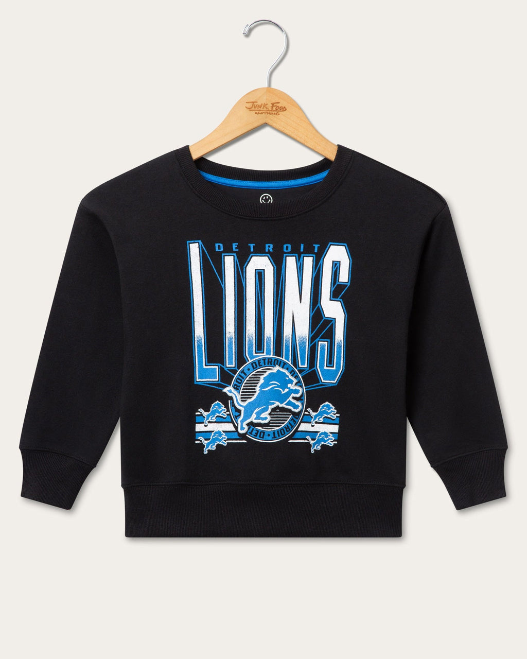 Kids Detroit Lions Drop Shoulder Crew Fleece product image 1