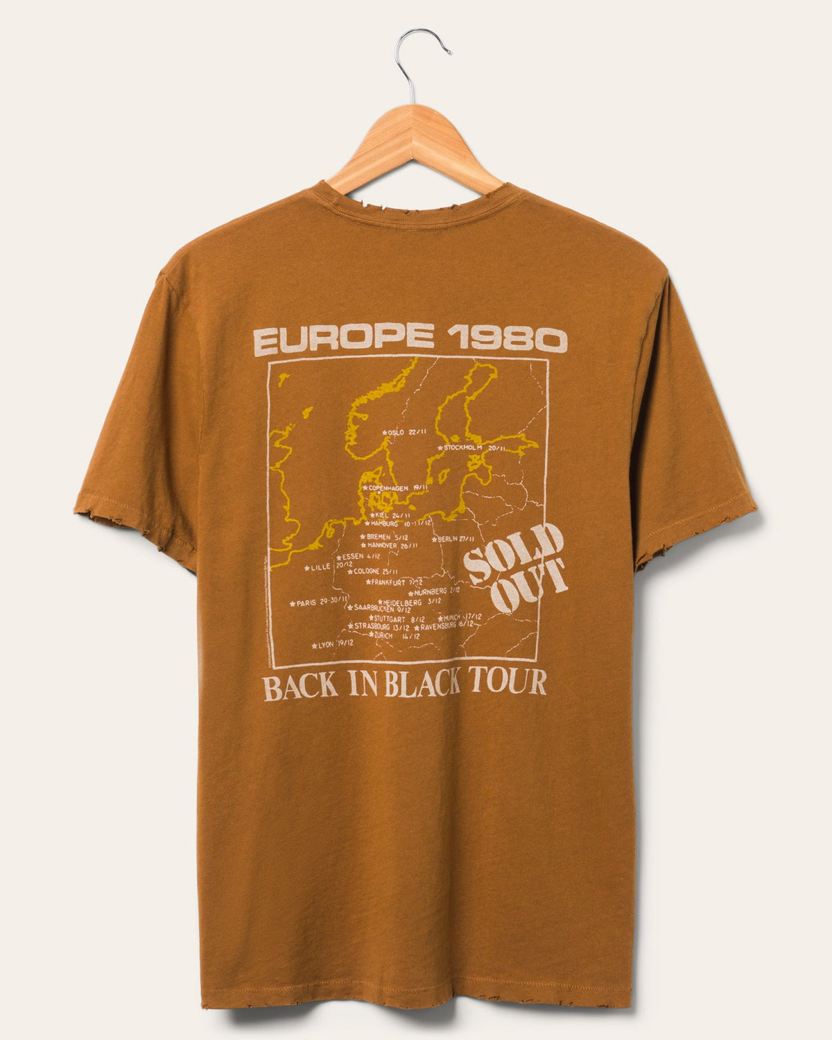 AC/DC Europe Tour Vintage Tee product image 2