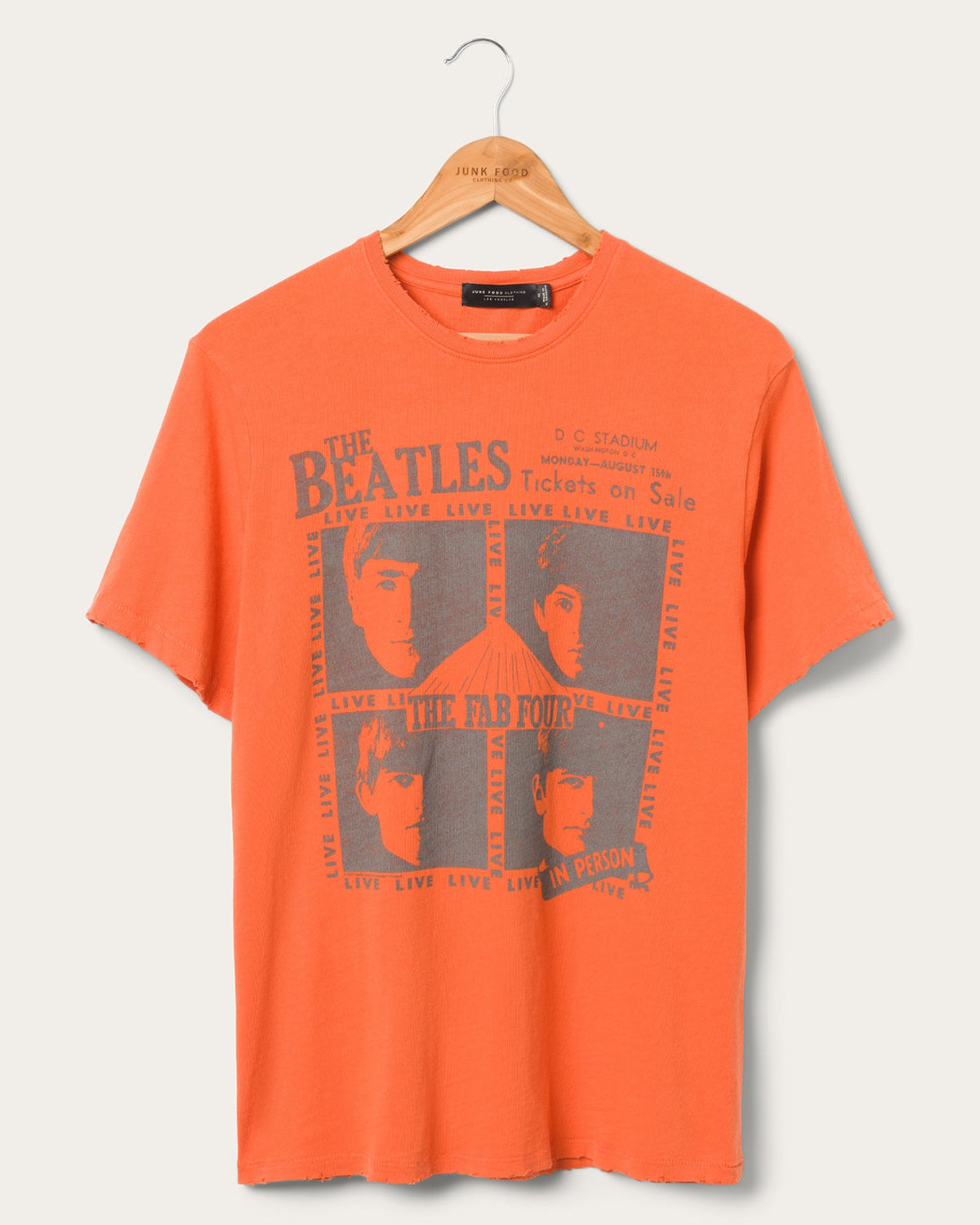 The Beatles Fab Four Live Vintage Tee product image 1