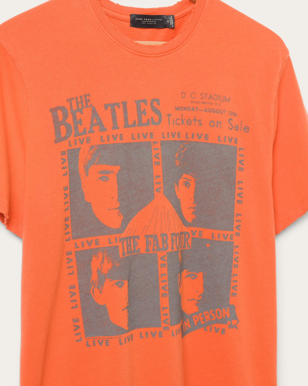 The Beatles Fab Four Live Vintage Tee product image 5