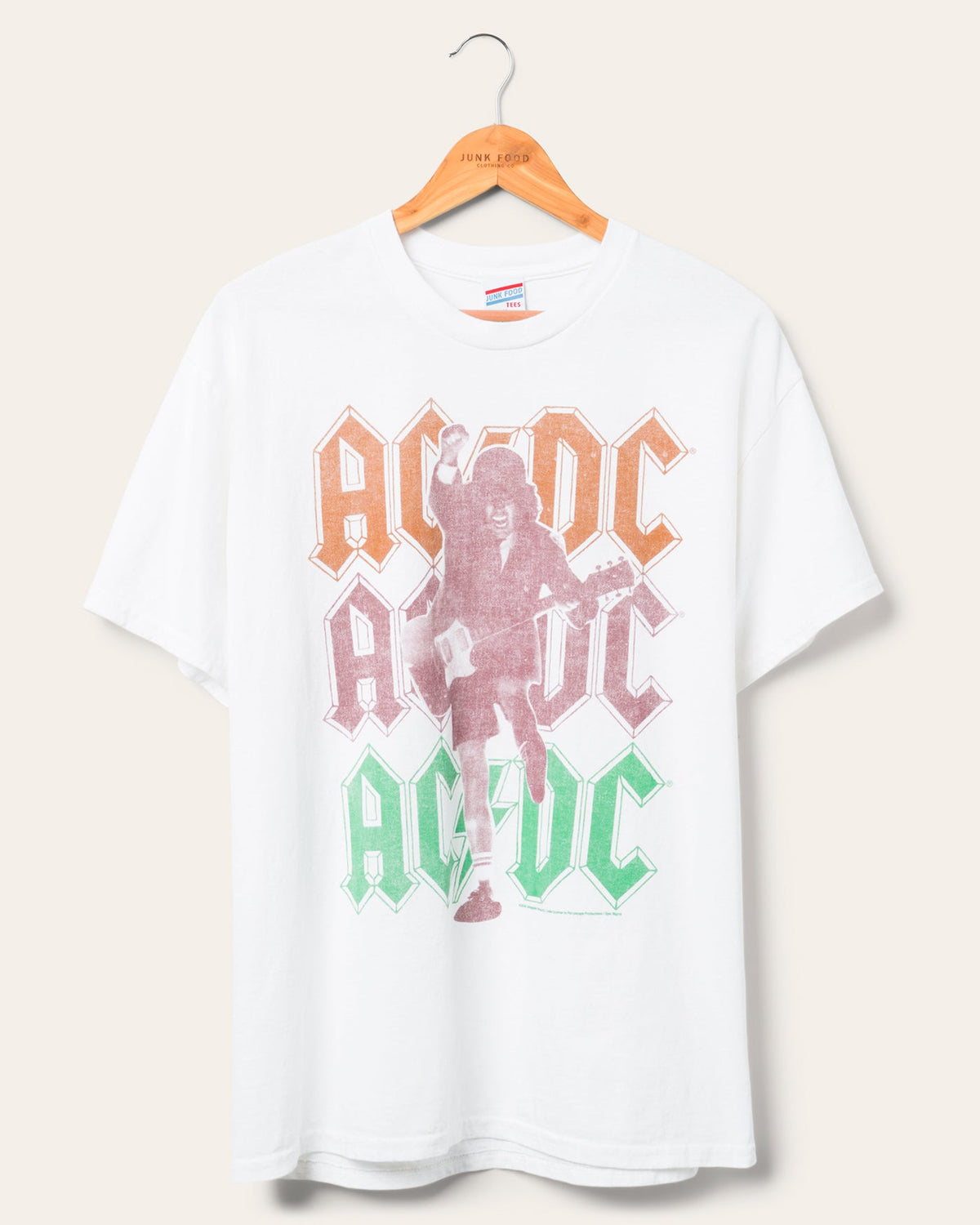 AC/DC Triple Color Logo Flea Market Tee product image 1