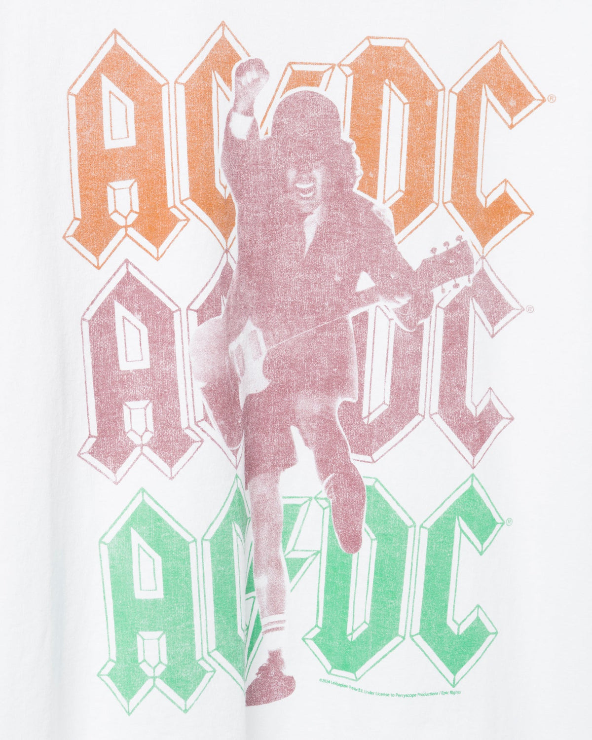AC/DC Triple Color Logo Flea Market Tee product image 5