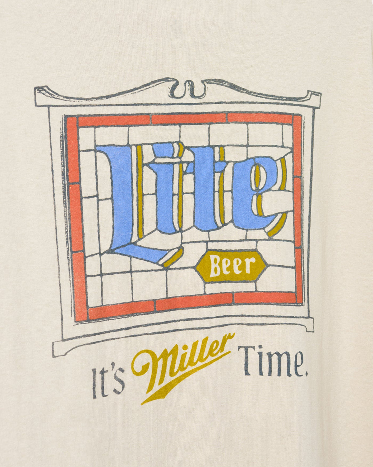 Miller Lite Stain Glass Flea Market Tee product image 5
