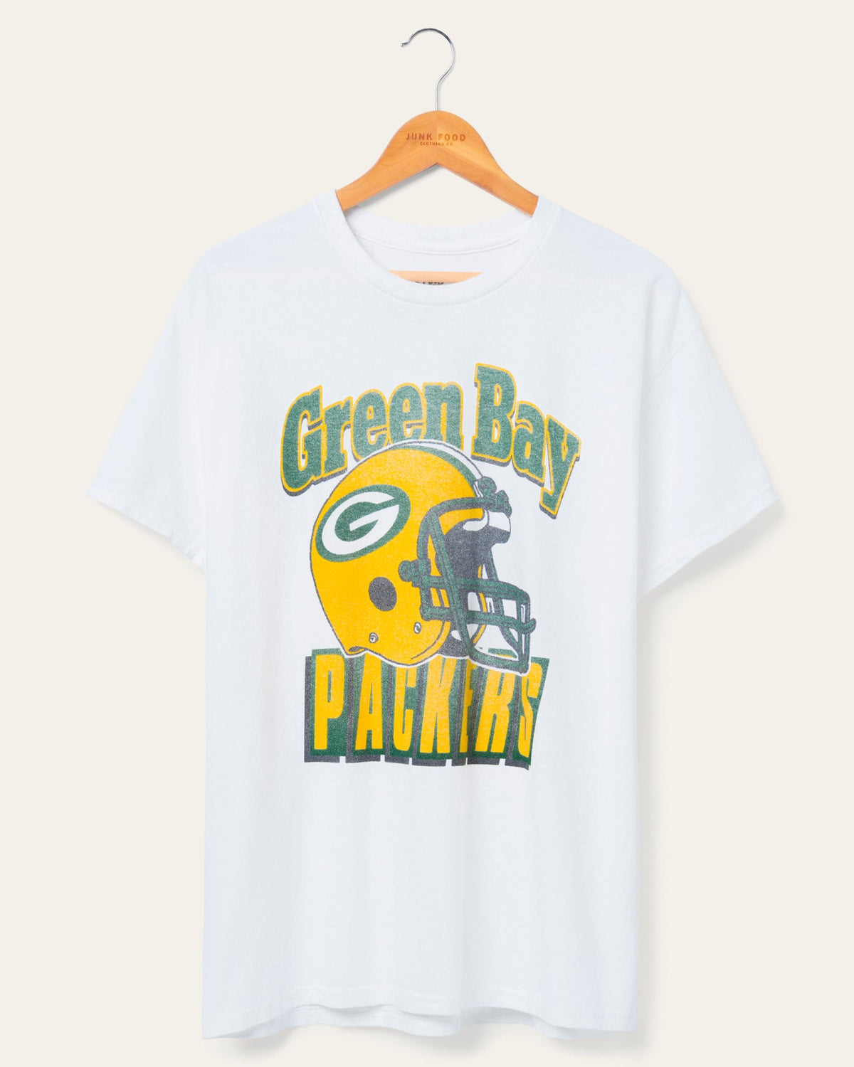 Green Bay Packers Throwback Helmet Flea Market Tee product image 1