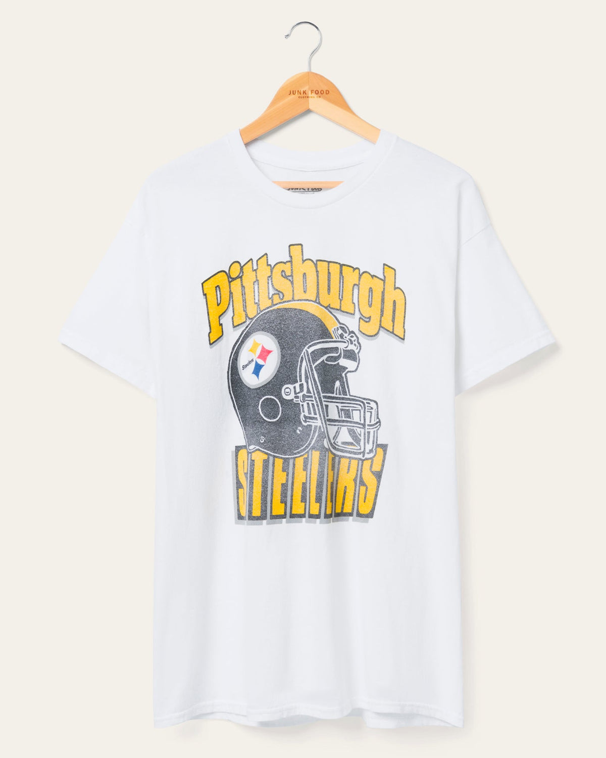 Pittsburgh Steelers Throwback Helmet Flea Market Tee product image 1