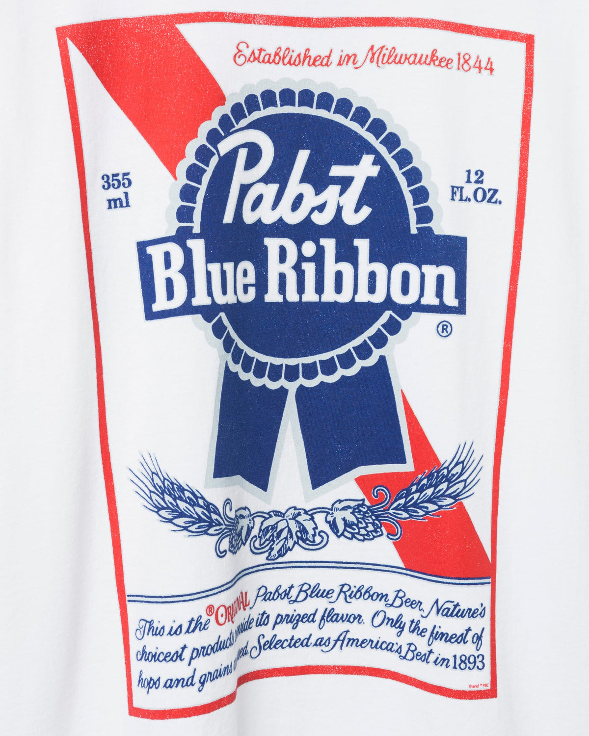 Pabst Blue Ribbon Label Flea Market Tee product image 3