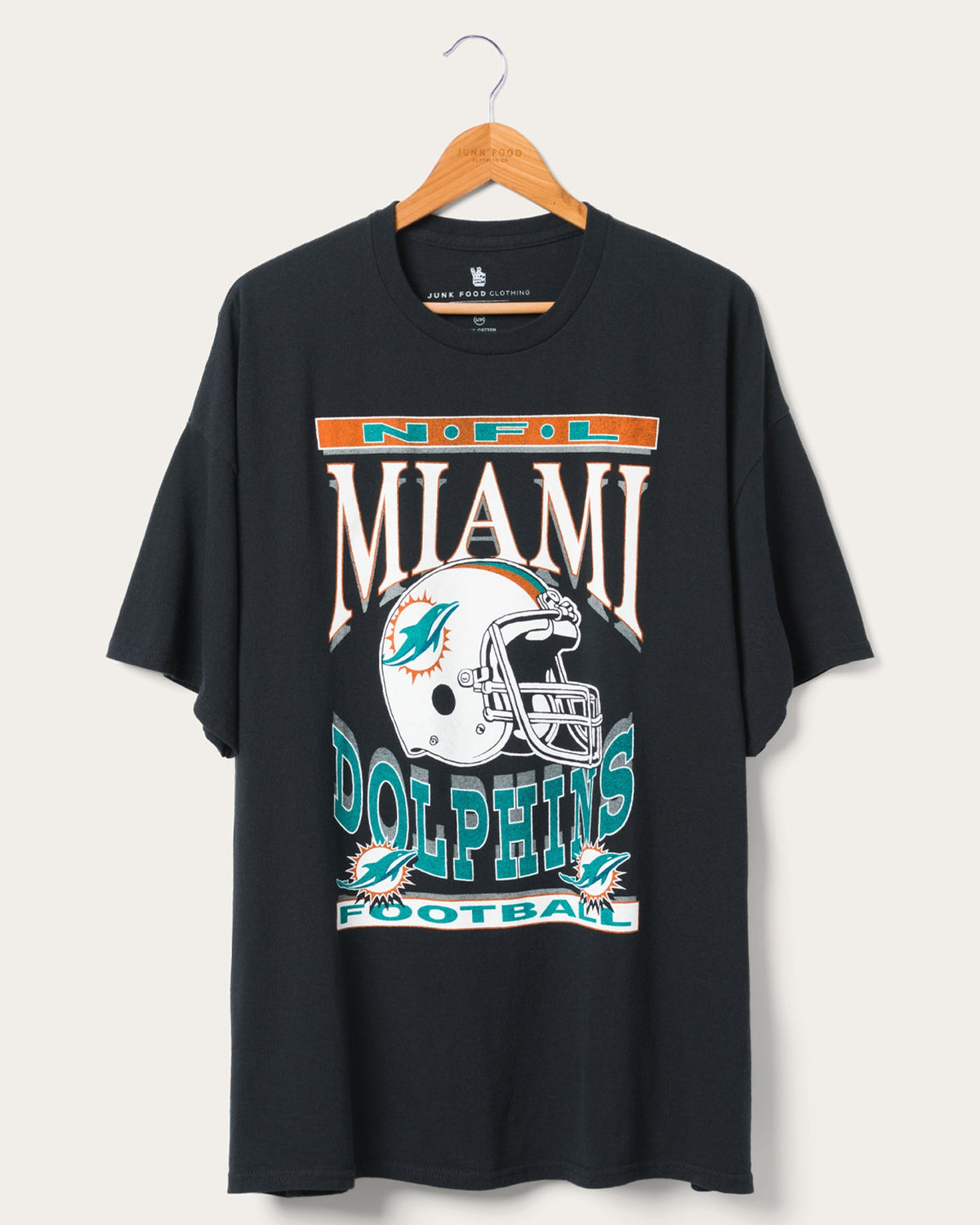 Women's Miami Dolphins Helmet Oversized Tee Dress product image 1
