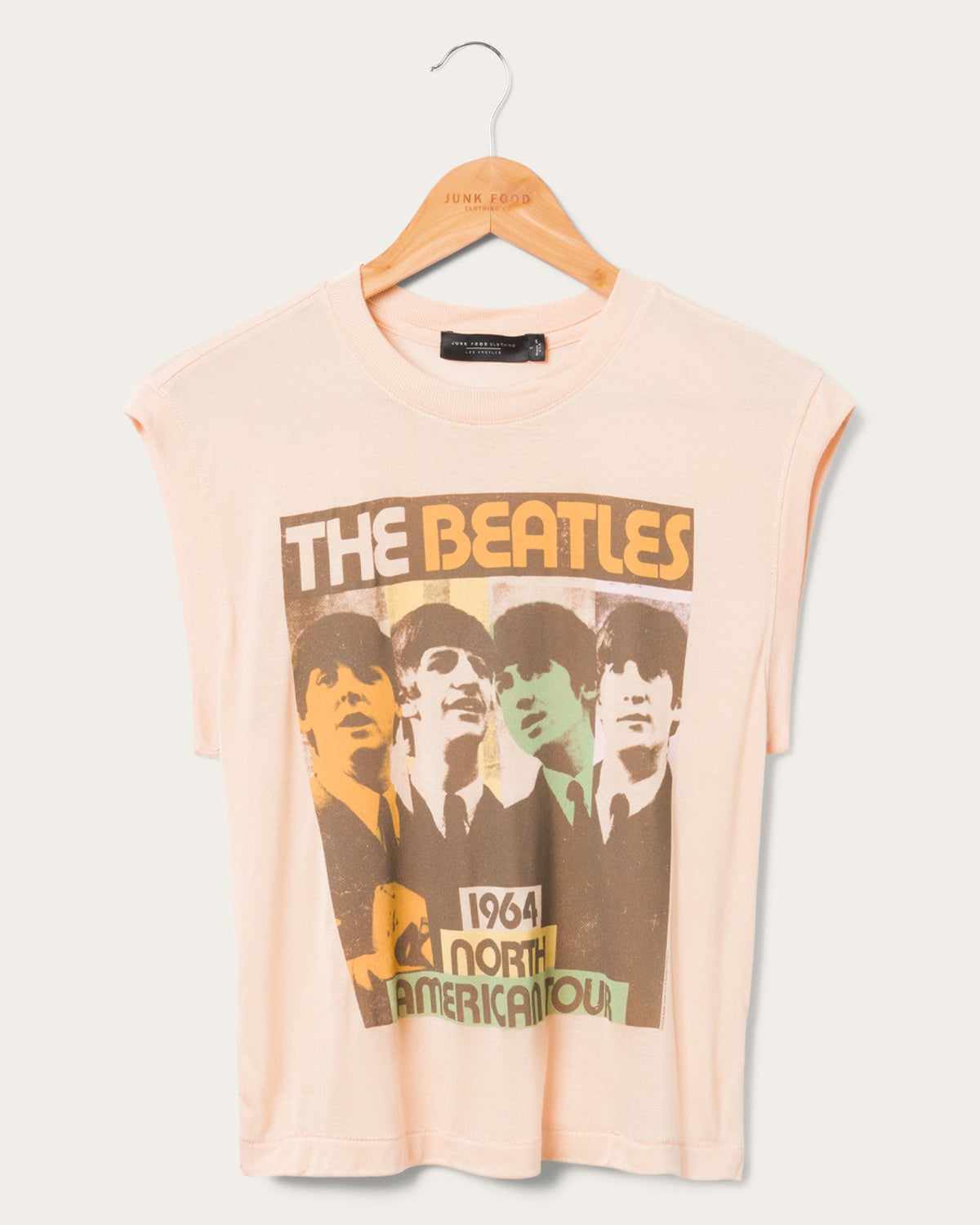 Women's The Beatles 1964 Tour Vintage Tissue Tank product image 1