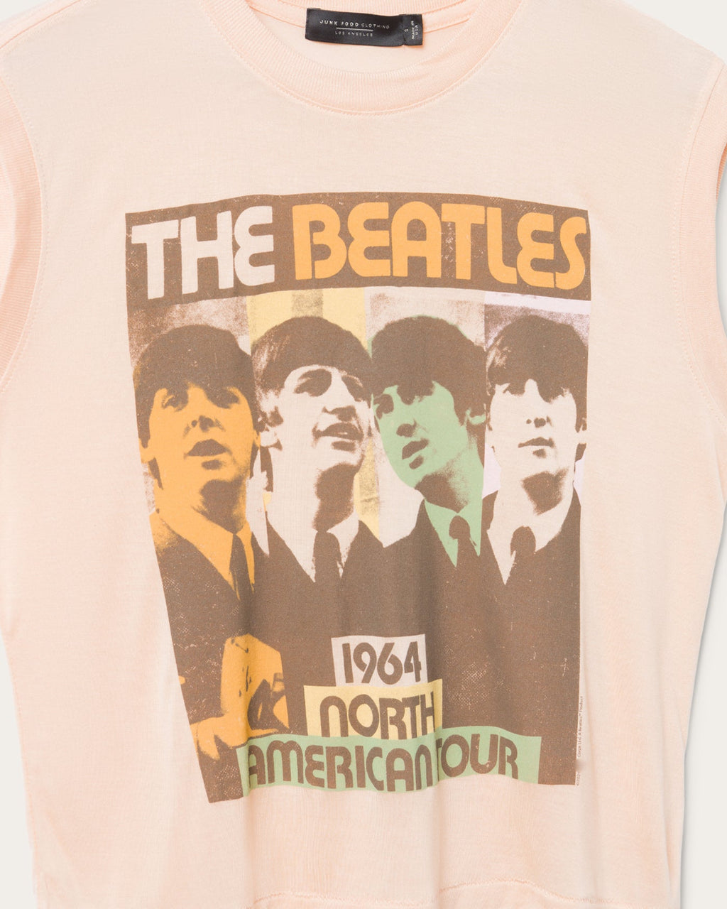 Women's The Beatles 1964 Tour Vintage Tissue Tank product image 5