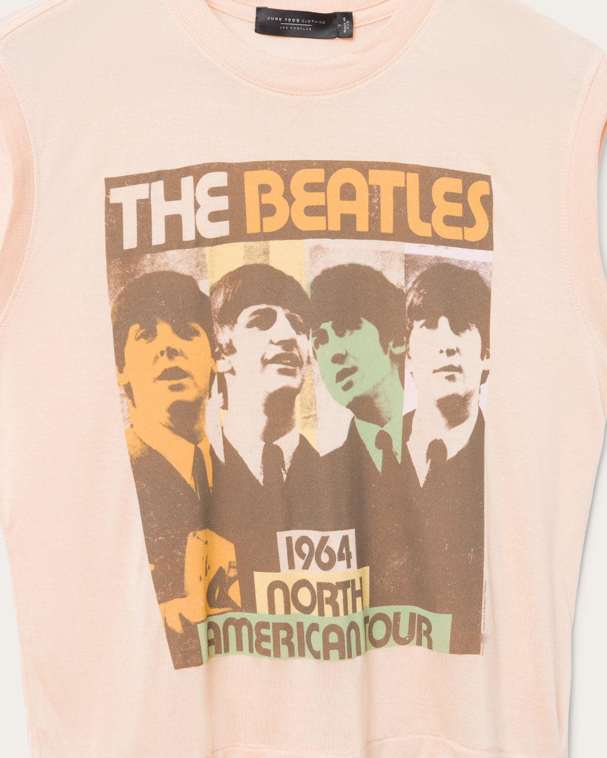 Women's The Beatles 1964 Tour Vintage Tissue Tank product image 5