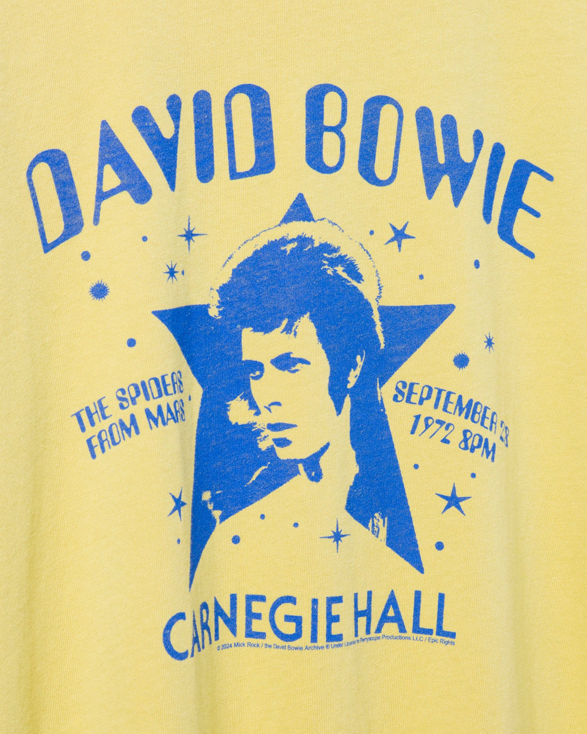 Women's David Bowie Carnegie Hall Vintage Tee product image 6
