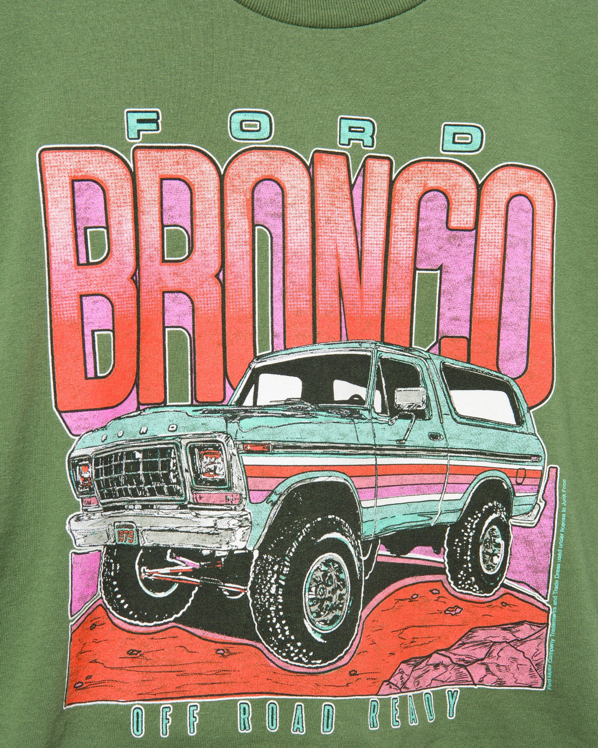 Women's Bronco Off Road Ready Flea Market Crop Tee product image 6
