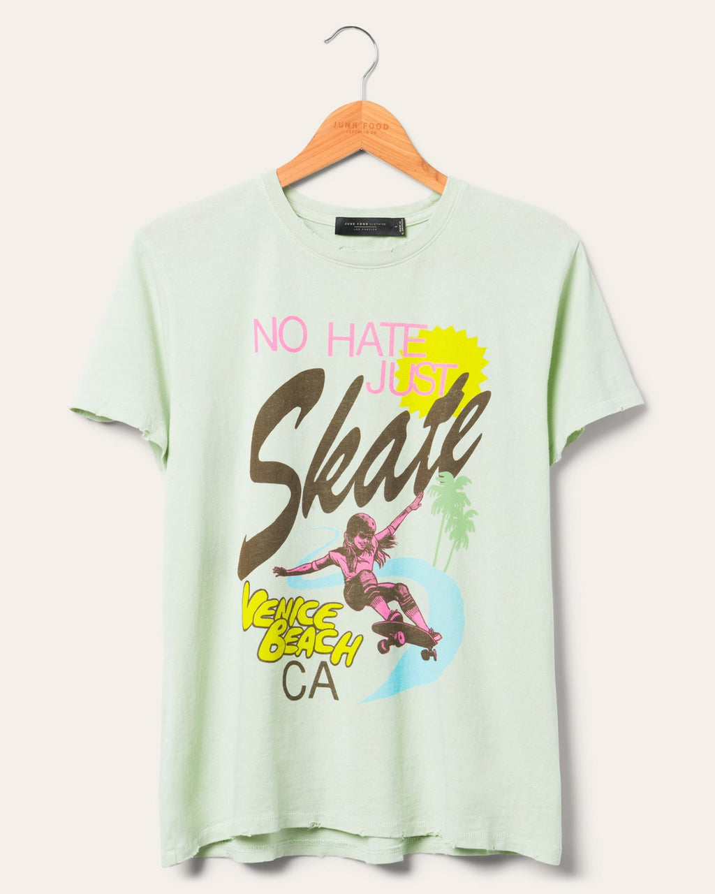 Women's No Hate Just Skate Vintage Tee product image 1