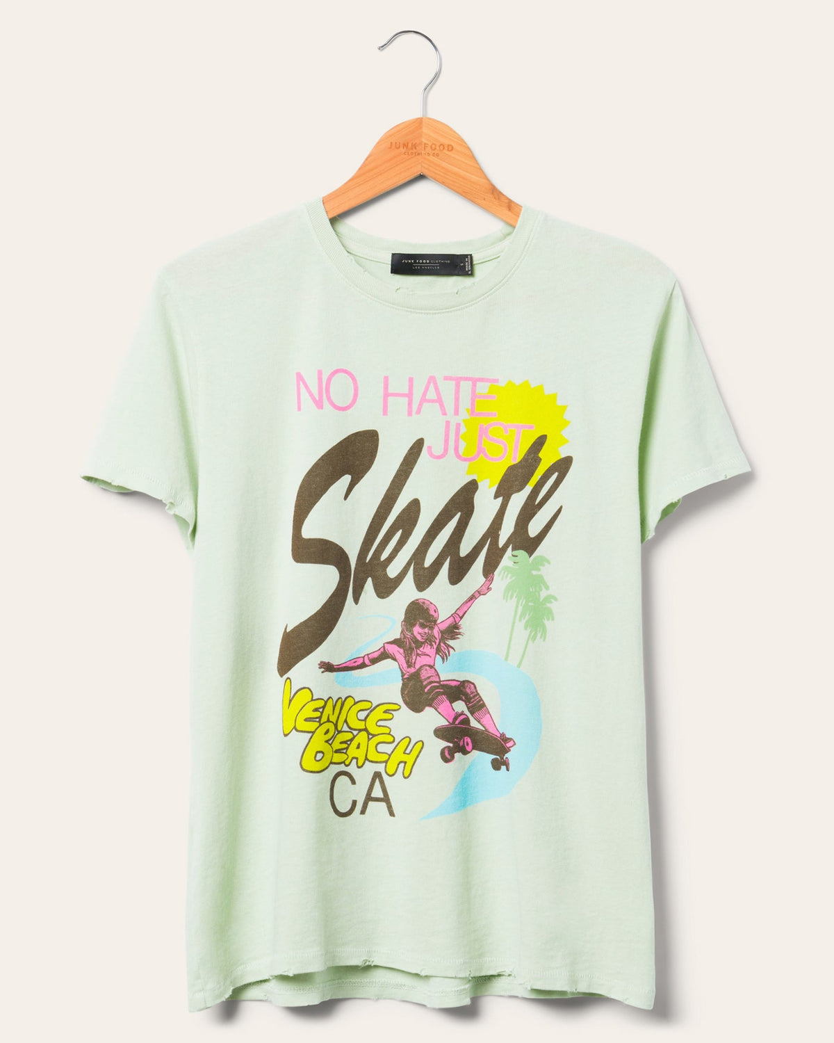 Women's No Hate Just Skate Vintage Tee product image 1