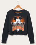 Women's Cincinnati Bengals Mickey Hang on Crop Long Sleeve product image 1