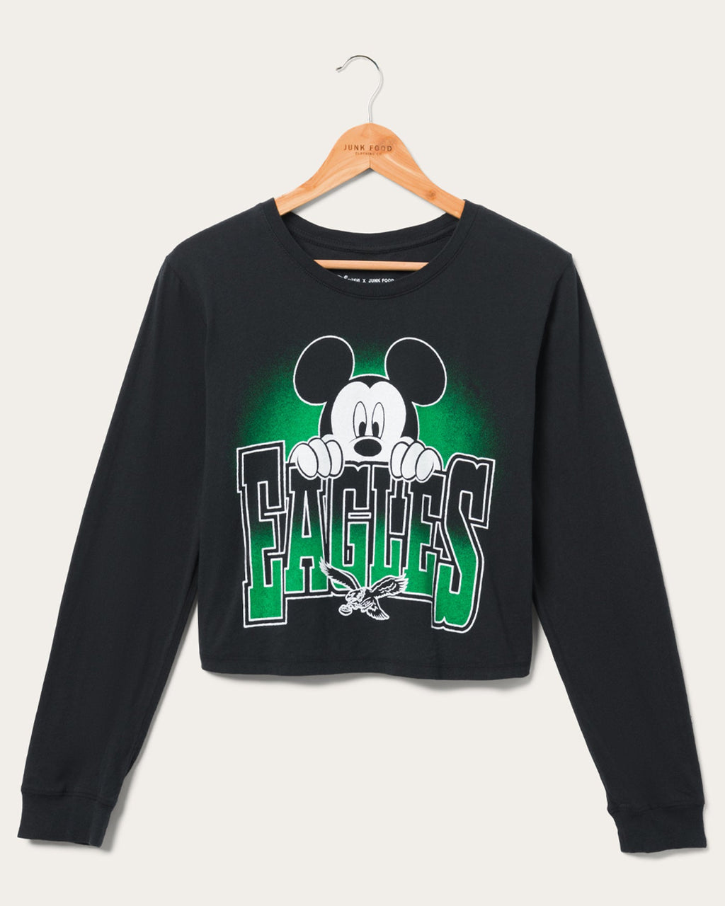 Women's Philadelphia Eagles Mickey Hang on Crop Long Sleeve product image 1