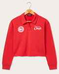 Women's Kansas City Chiefs Polo Crop Fleece product image 1