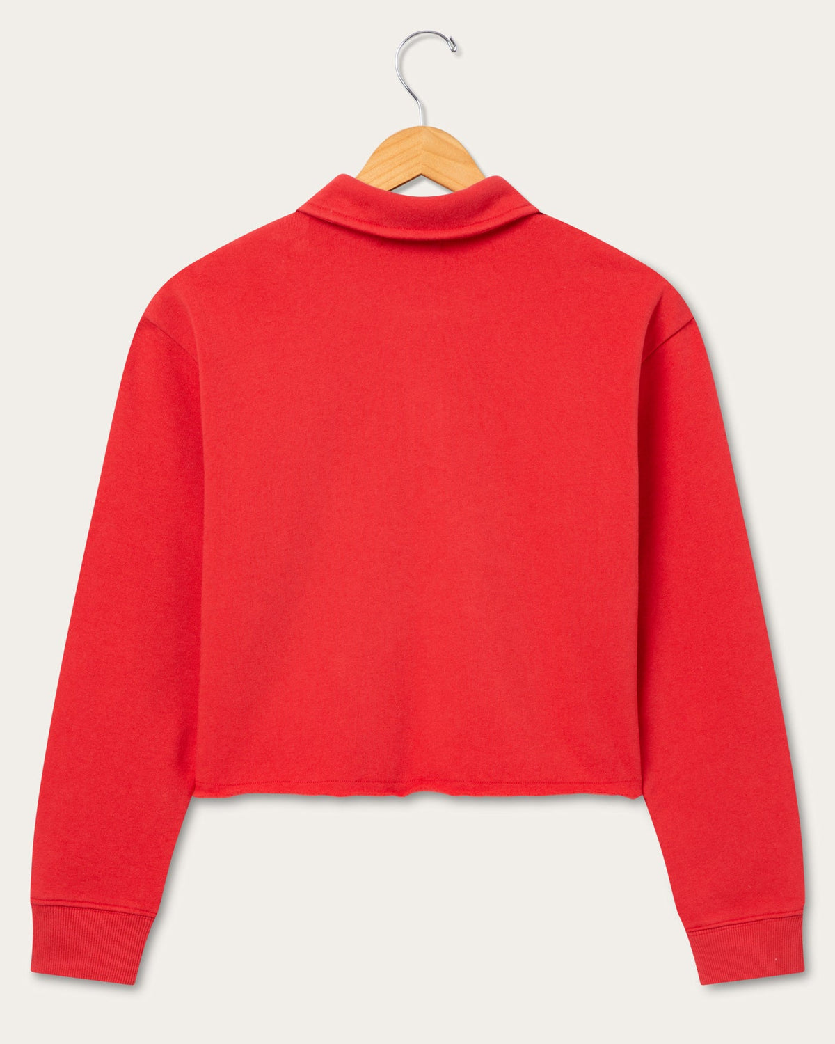 Women's Kansas City Chiefs Polo Crop Fleece product image 4