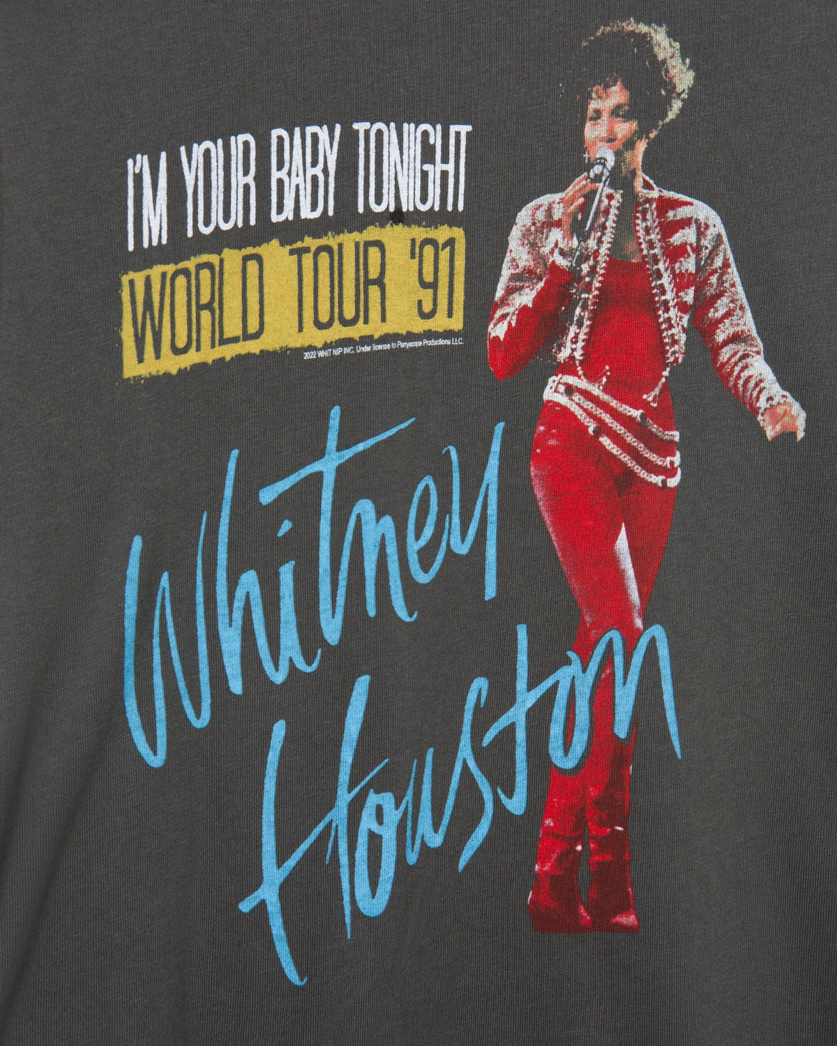 Women's Whitney Houston Im You Baby Tonight Vintage Tee product image 3