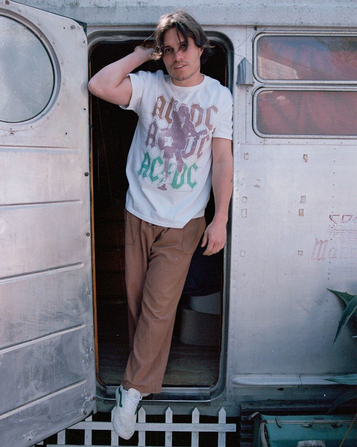 AC/DC Triple Color Logo Flea Market Tee product image 2