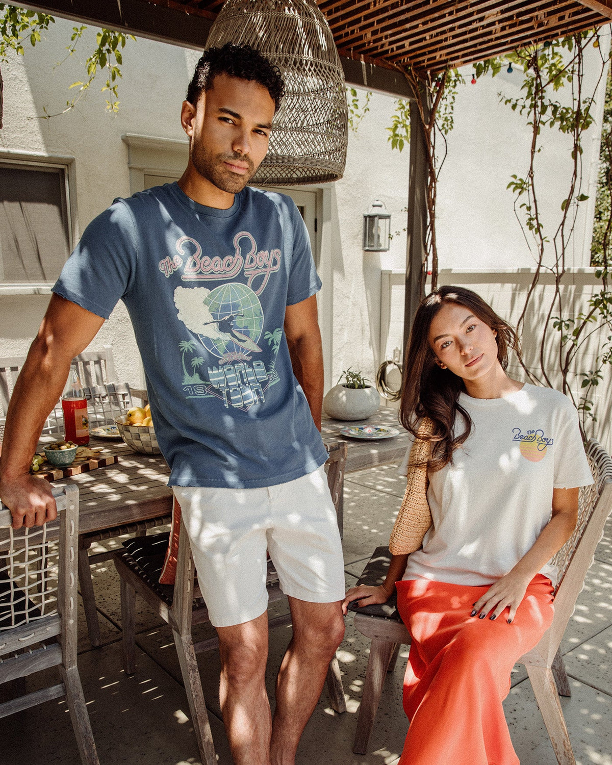 Women's The Beach Boys Palm and Waves Vintage Tee product image 3