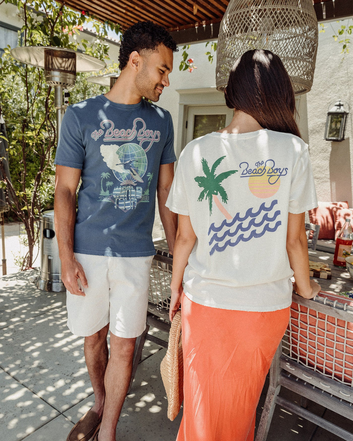 Women's The Beach Boys Palm and Waves Vintage Tee product image 2