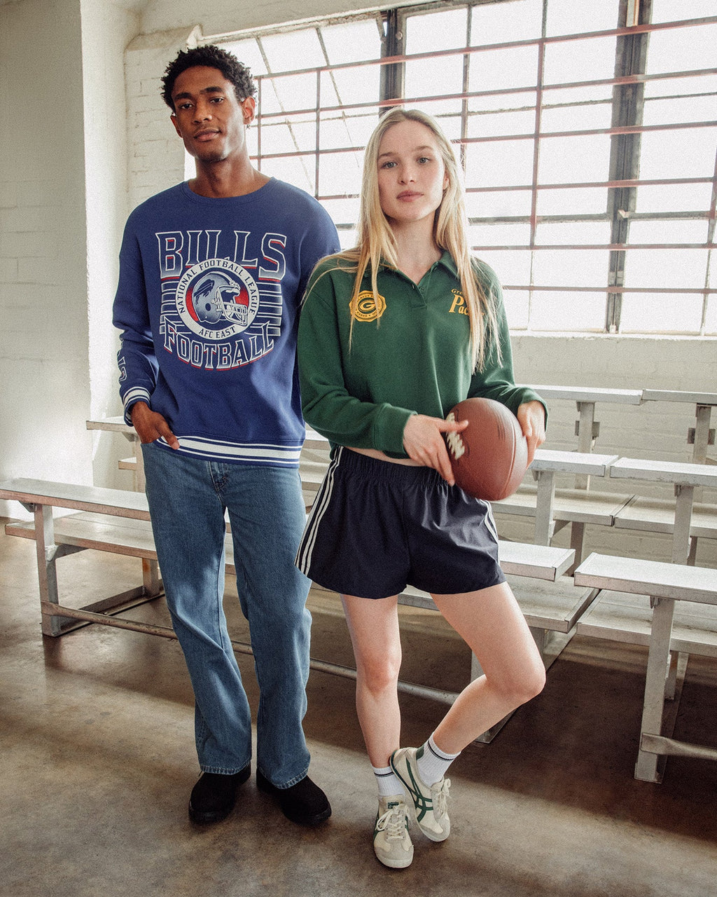 Women's Green Bay Packers Polo Crop Fleece product image 3