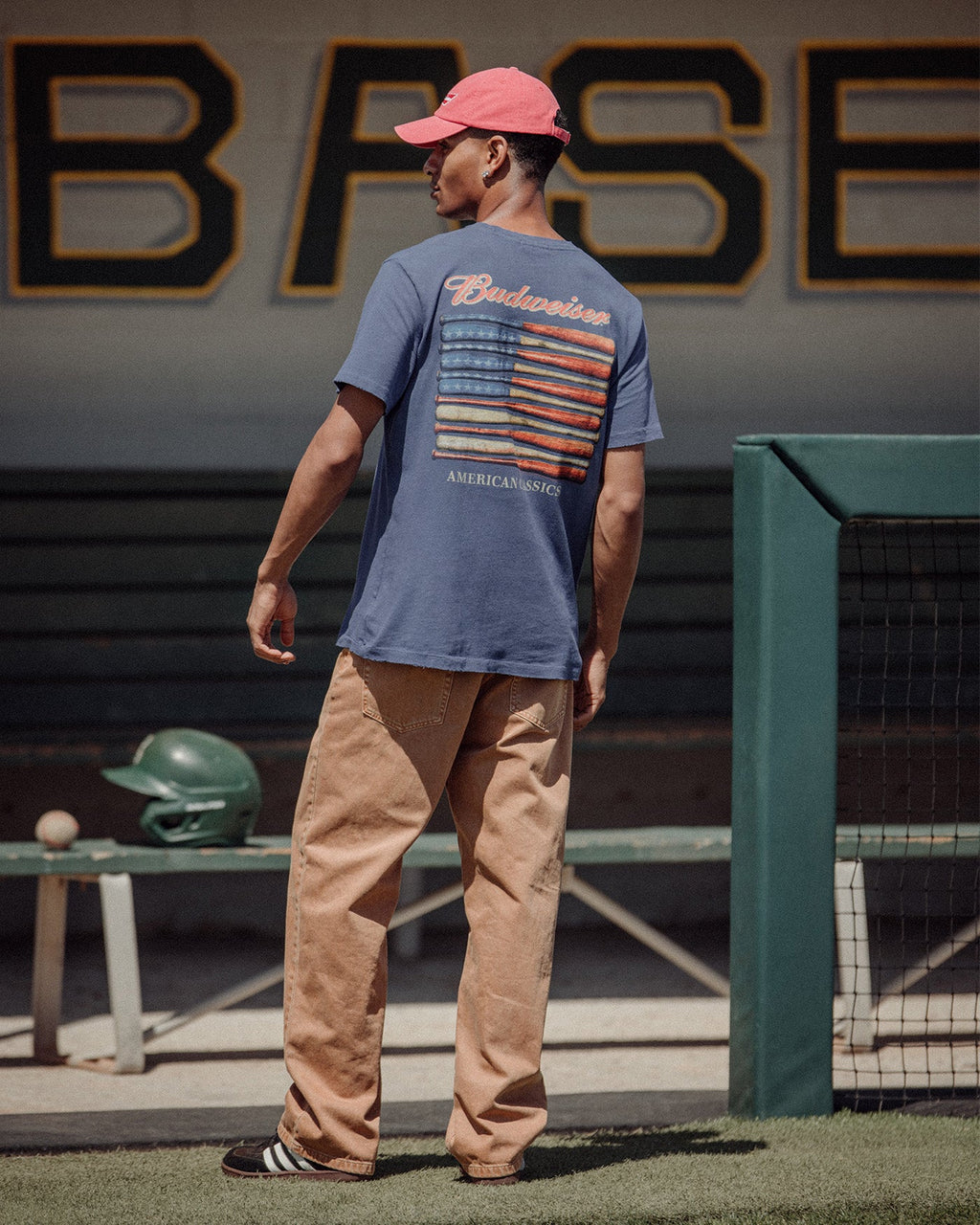 Budweiser Baseball Bats Vintage Tee product image 2