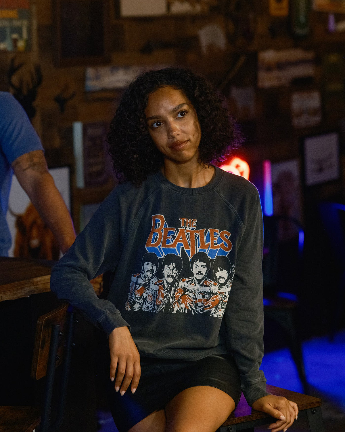 Women's The Beatles Raglan Crew Fleece product image 2