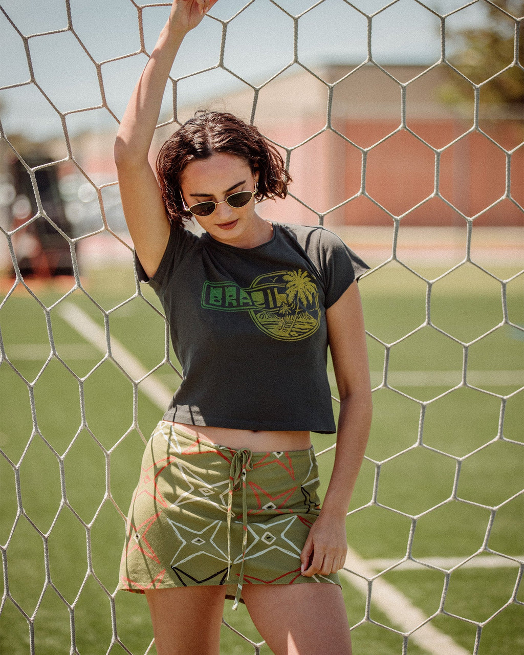 Women's Brazil Vintage Baby Tee product image 2