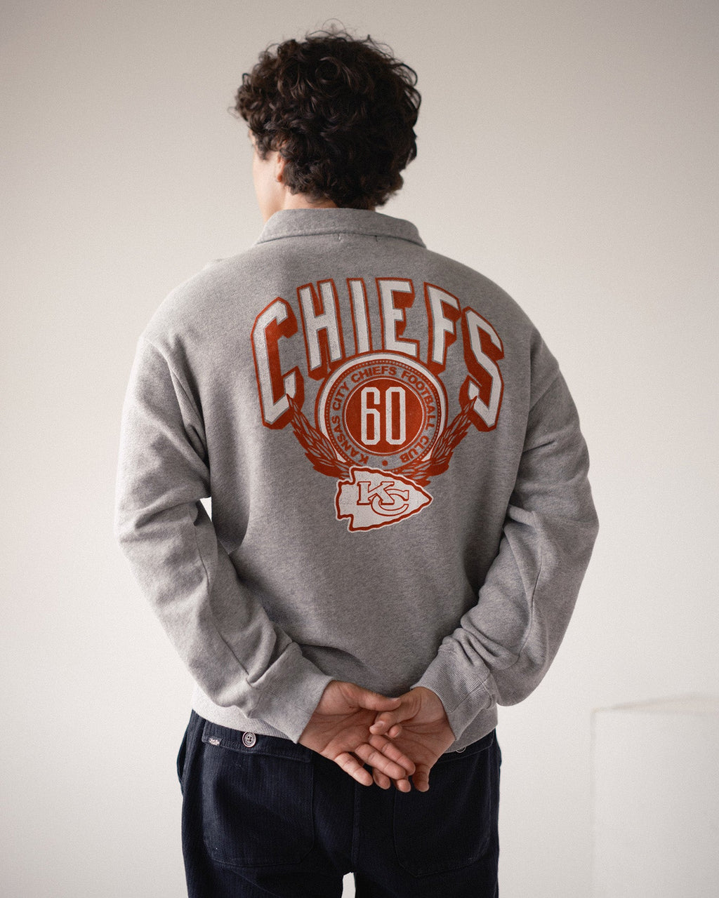 Kansas City Chiefs Flocked Quarter Zip product image 2