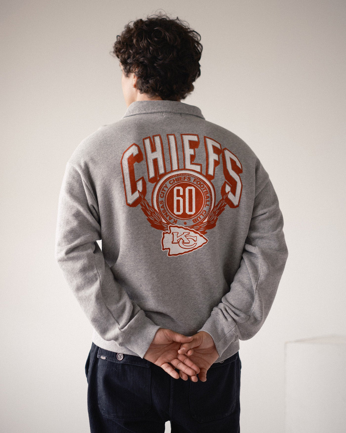 Kansas City Chiefs Flocked Quarter Zip product image 2