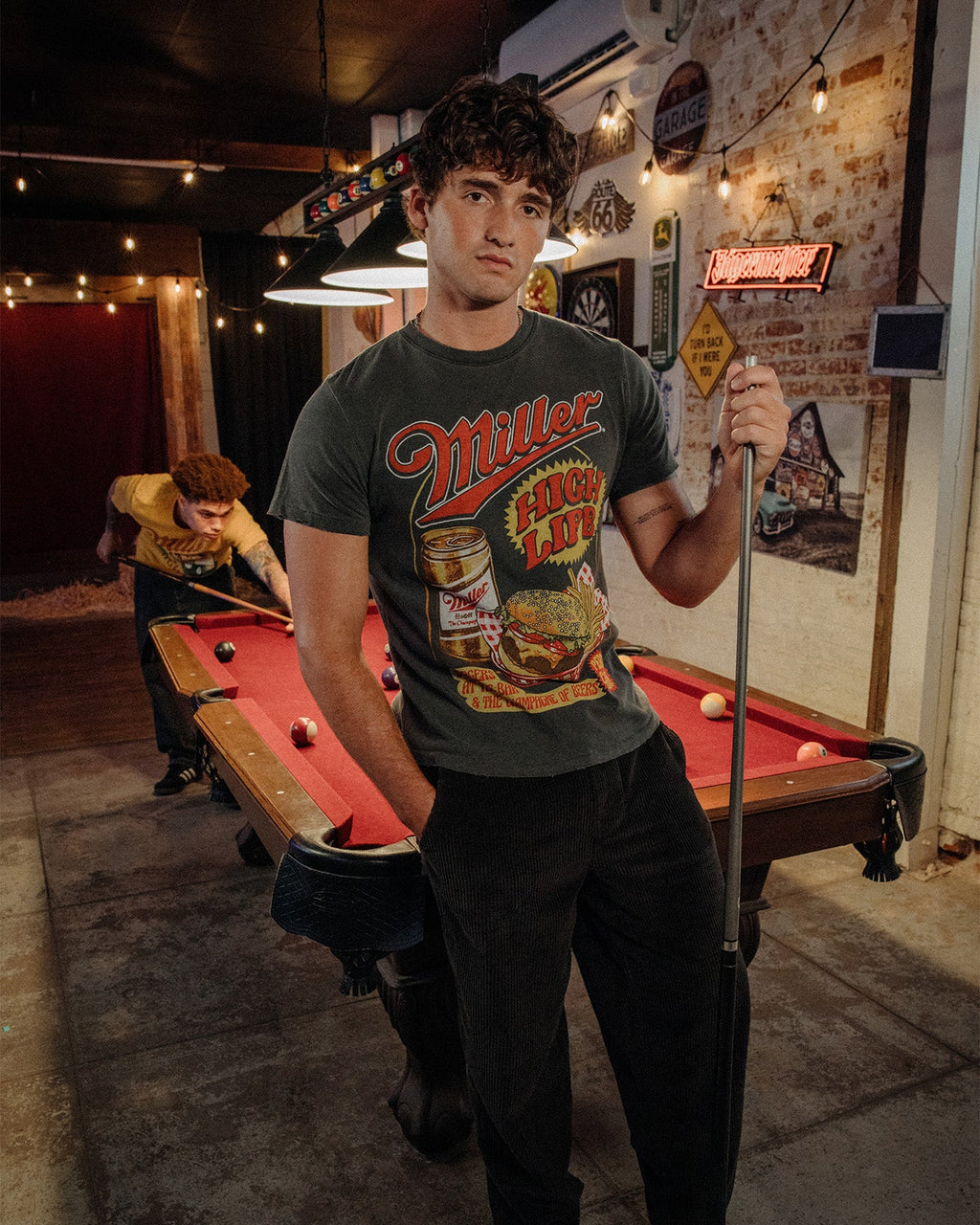 Miller High Life Burgers and Beer Vintage Tee product image 2