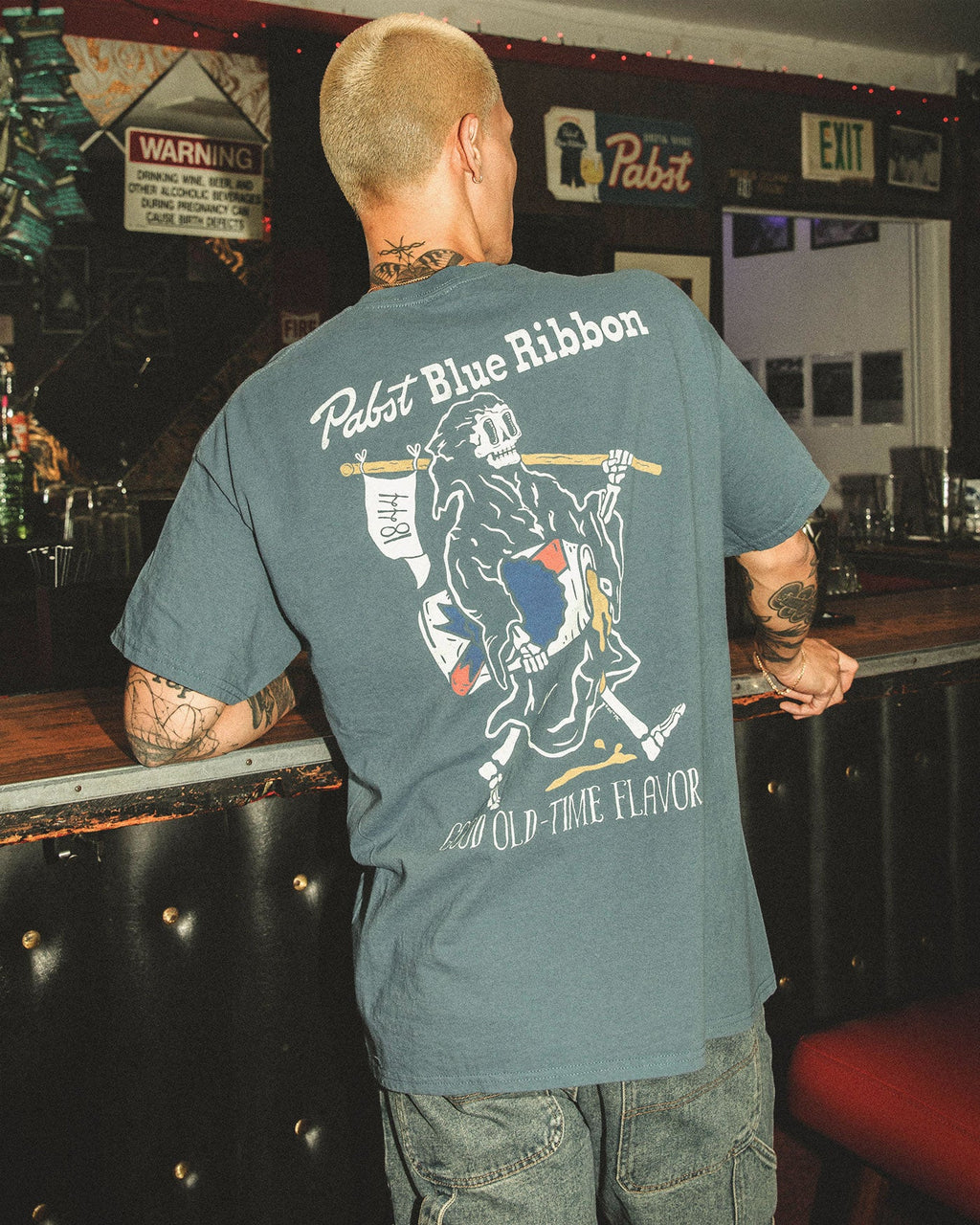 Pabst Blue Ribbon Good Old Time Flavor Flea Market Tee product image 2